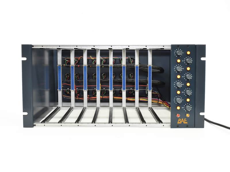 BAE 8CHNR  Neve 1073 Style 8 Slot Module Rack image 1