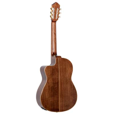 Ortega RCE158SN Performer Series Solid Spruce Top Mahogany Neck Cutaway Nylon 6-String Classical Acoustic-Electric Guitar w/Gig Bag image 3