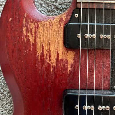 Gibson SG Special ’60s Tribute P-90 2011 - Red Wood image 12