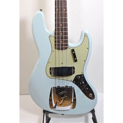 Fender Custom Shop 63 Jazz Bass Journeyman Aged Sonic Blue image 9