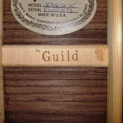 Guild 12 String Acoustic Guitar JF55-12 NT image 5
