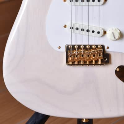Fender Custom Shop Stratocaster 1957 Vintage Custom Aged White Blonde image 13