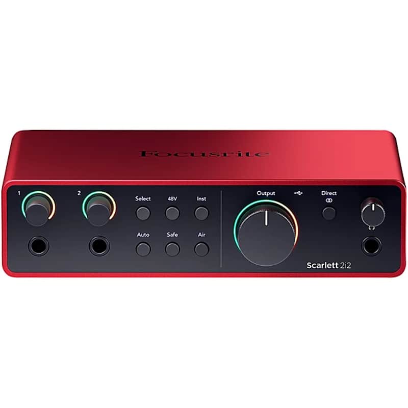 Focusrite Scarlett 2i2 4th Gen USB-C Audio Interface image 1