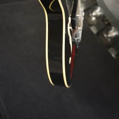 Hofner Red Rose Semi-Hollow Electric - Black Germany image 16