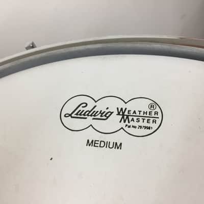 Ludwig LM404 Acrolite 5x14" 8-Lug Aluminum Snare Drum with Black/White Badge 1994 - 2012 - Black Galaxy Mint! image 17