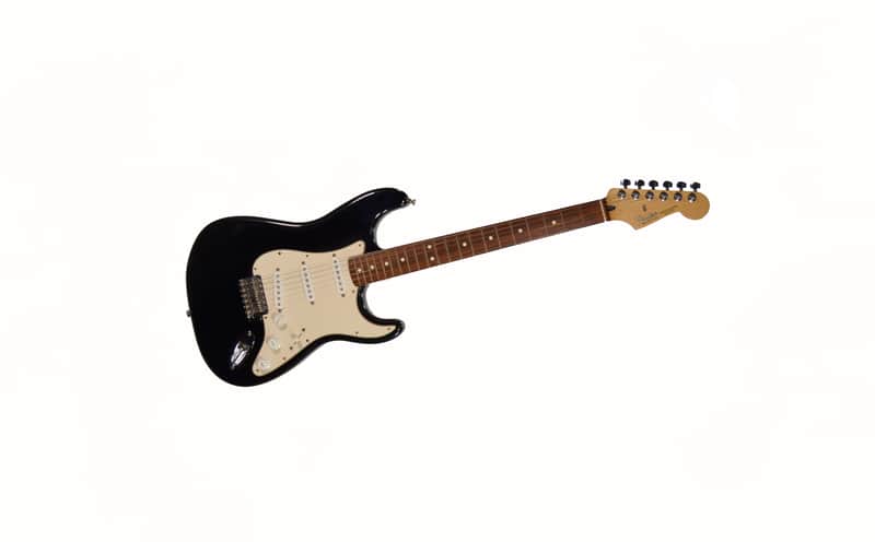 Fender Stratocaster Standard 2005 Electric Guitar MIM w/ HSC – Used 2005 - Black image 1
