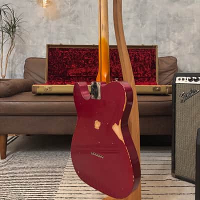 Fender Telecaster 1961 GLAS Custom Relic 8lb With G&G Custom Relic Tweed image 15