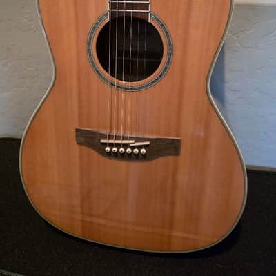TAKAMINE GY51F April-2023 - "New Yorker" Natural Spruce Top, with Case and High End Leather 2.5 inch Strap image 4