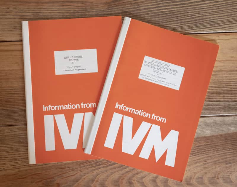 Rare - set of 2 reference books - EMS Vocom & Musys documentation by Peter Zinovieff & Peter Grogono image 1