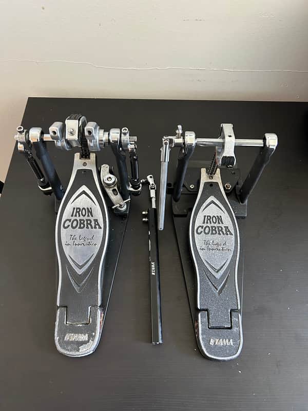 Tama HP900PWLN Iron Cobra 900 Series Power Glide Double Bass Drum Pedal Lefty 2010s - Black/Chrome image 1
