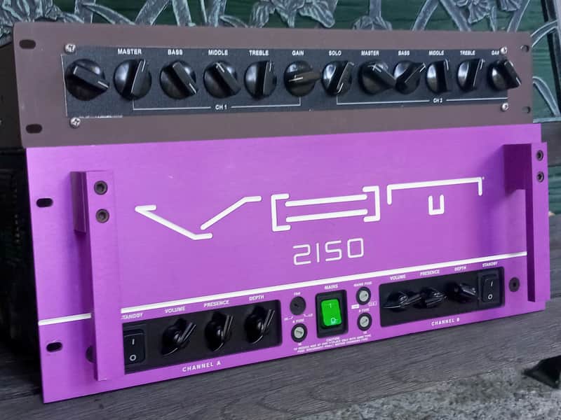 Cameron prototype rack CCV Ocean Preamp 2 Channel with modded VHT2150 poweramp image 1