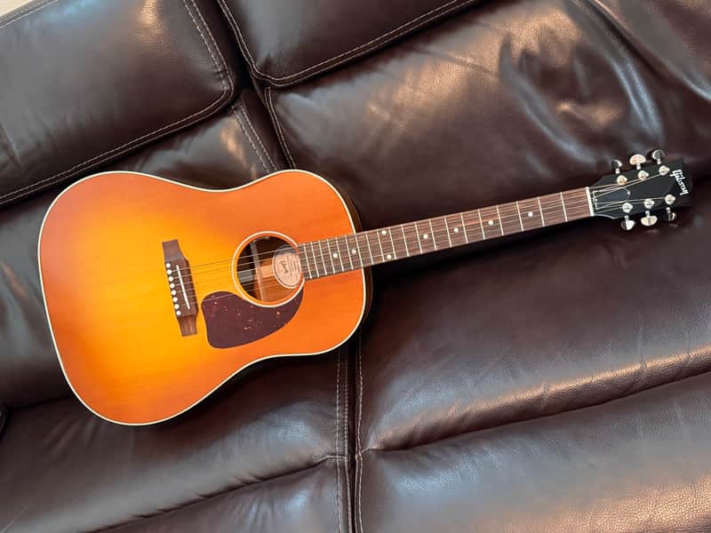 2024 Gibson J-45 Standard Acoustic Electric Guitar - Heritage Cherry Sunburst image 1