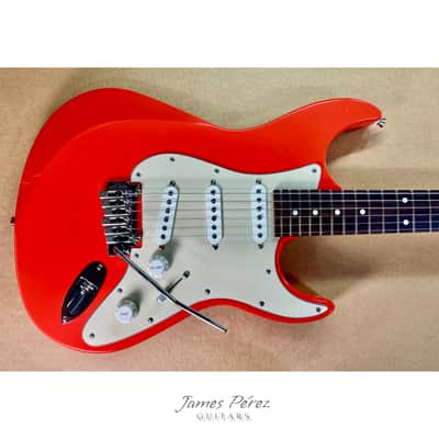 ALL NEW! - LS - Handmade in U.S.A. by Me @ James Perez Guitars 2026 - Fiesta Red image 2