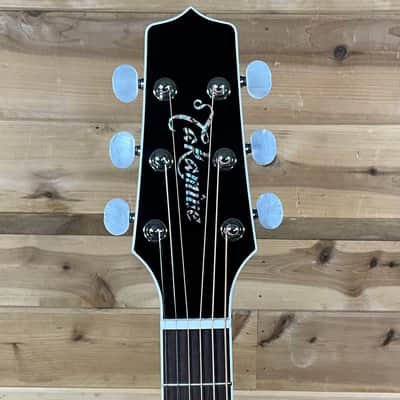 Takamine EF341DX Left Handed Acoustic Guitar - Black image 3