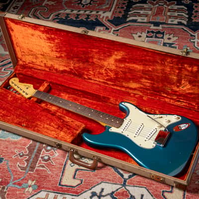 1963 Fender Stratocaster Lake Placid Blue image 5