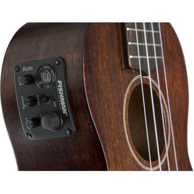 Gretsch G9110-L A.E. Concert Long-Neck Ukulele with Gig Bag, Vintage Mahogany Stain image 3