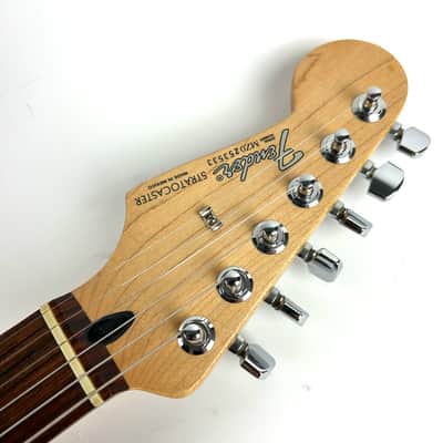Left Handed Fender Standard  Stratocaster 2000s - Black  MIM Clean, ready  to  go!! image 4