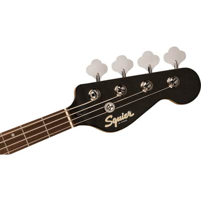 Squier Paranormal Rascal Bass HH - Laurel Fingerboard, Metallic Black image 6