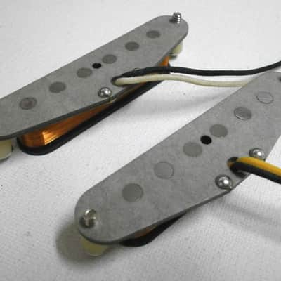 MUSTANG Guitar VINTAGE CORRECT 1964 Pickups SET A5 Vintage Fender Hand Wound by Qpickups Duosonic image 3