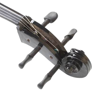 4/4 Wood Cello Bag Bow Rosin Bridge 2020s Black image 9