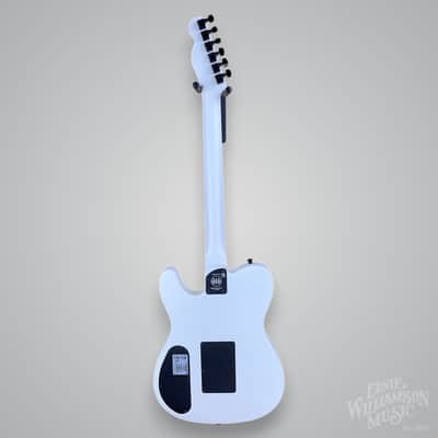 Fender Jack White Signature Triplesonic Acoustasonic Telecaster 2025 - Satin Arctic White with Black Top image 5
