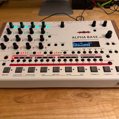JoMox Alpha Base Mk ii Analog Drum Synthesizer 2024 - Present - White / Natural image 2
