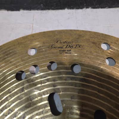 Zildjian 14" K Custom Special Dry Hi-Hat Bottom Dry FX Top Cymbals (Pair) image 3