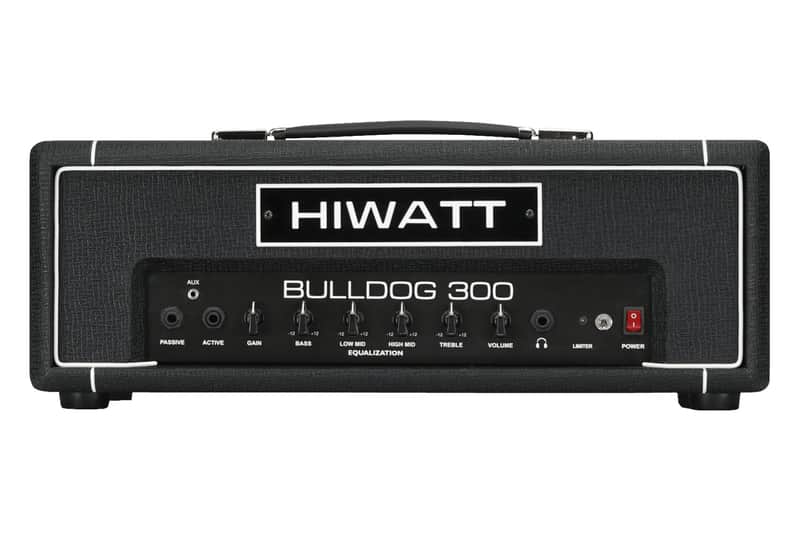 Hiwatt Bulldog 300 Bass Amplifier Head, 300 Watts, 4 Band EQ, 21.85 x 10.43 x 12.6 Inches image 1