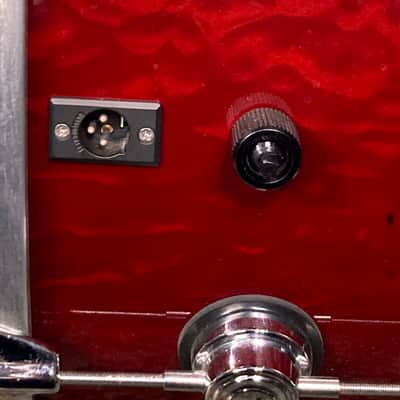 DW Tris Imboden's Chicago, 8x22" DW/May Bass Woofer with Internal Microphone 2002 - Transparent Wine Red Lacquer image 12