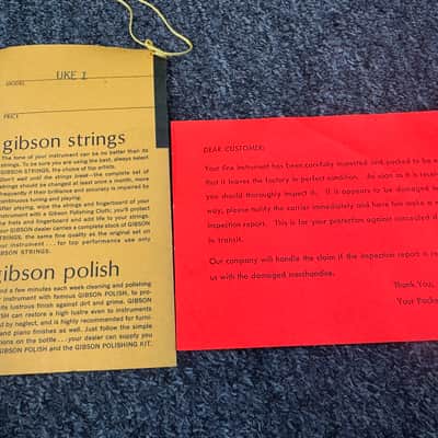 Gibson Style 1 Ukulele With Case & Tag Uke 1964 image 11