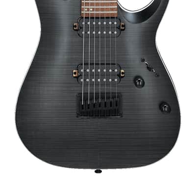 Ibanez Standard Series RGA742FM 7-String Electric Guitar, Transparent Gray image 1
