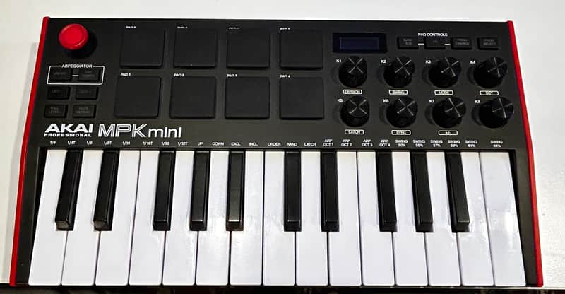 Akai MPK Mini MKIII 25-Key MIDI Controller 2020 - Present - Black image 1