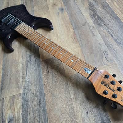 Ernie Ball Music Man JP-15 7 - Transparent Black Quilt image 9