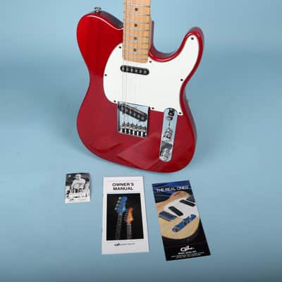 1992 G&L USA ASAT Classic Transparent Red Maple Neck image 3