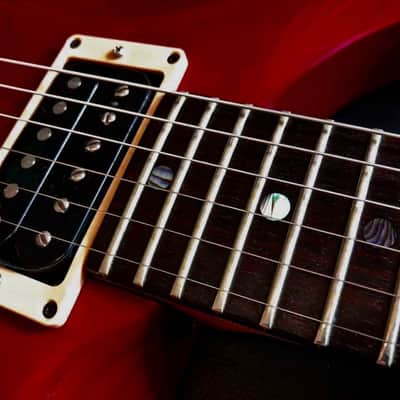 PRS CE 24 Alder Maple Top 1990 - Scarlet Red imagen 11