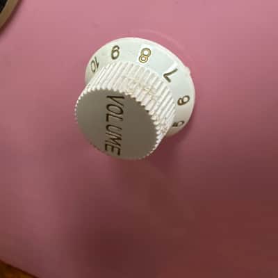 2006 Squier Hello Kitty Stratocaster Pink image 4