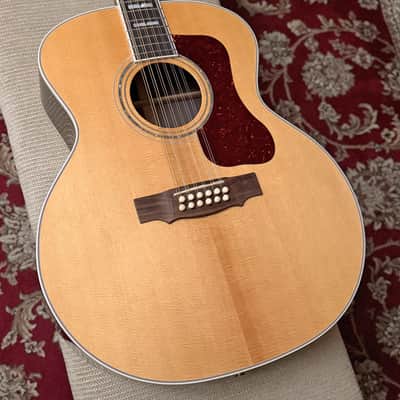 Guild USA F-512 Rosewood Jumbo 12-String Acoustic-Electric Natural 2010 w/ OHSC image 21