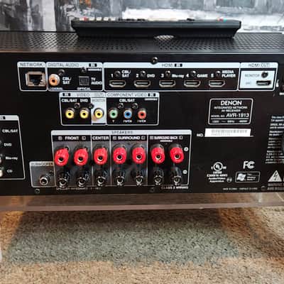 Denon Denon AVR-1913 is a 7.1-channel, 3D-ready A/V receiver 2012 - Black image 4
