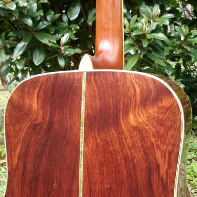 1976 Yairi YW-600 Dreadnought Guitar New Jacaranda + Vintage Hard Case image 8