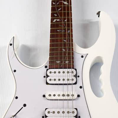 Ibanez JEMJR-L-WH Steve Vai Signature Left-Handed - White image 2