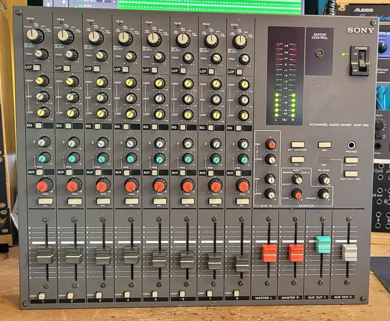 Vintage Sony MXP-290 Broadcast Summing Mixer Mixing Console Mic Pre Eq image 1