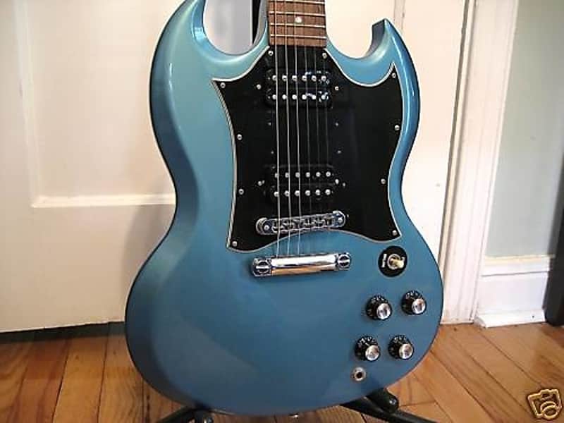 Gibson SG Special Limited 2004 Blue Teal Flip Flop | Reverb