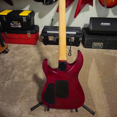 Jackson Dinky HSS JSDXQ TRANSPARENT Red 2000’s - TRANSPARENT Red image 7