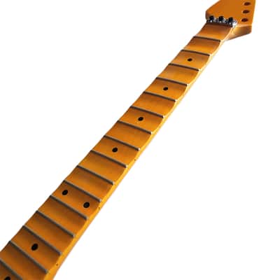 Full Scalloped Maple Guitar Neck,24-Fret Left hand image 5