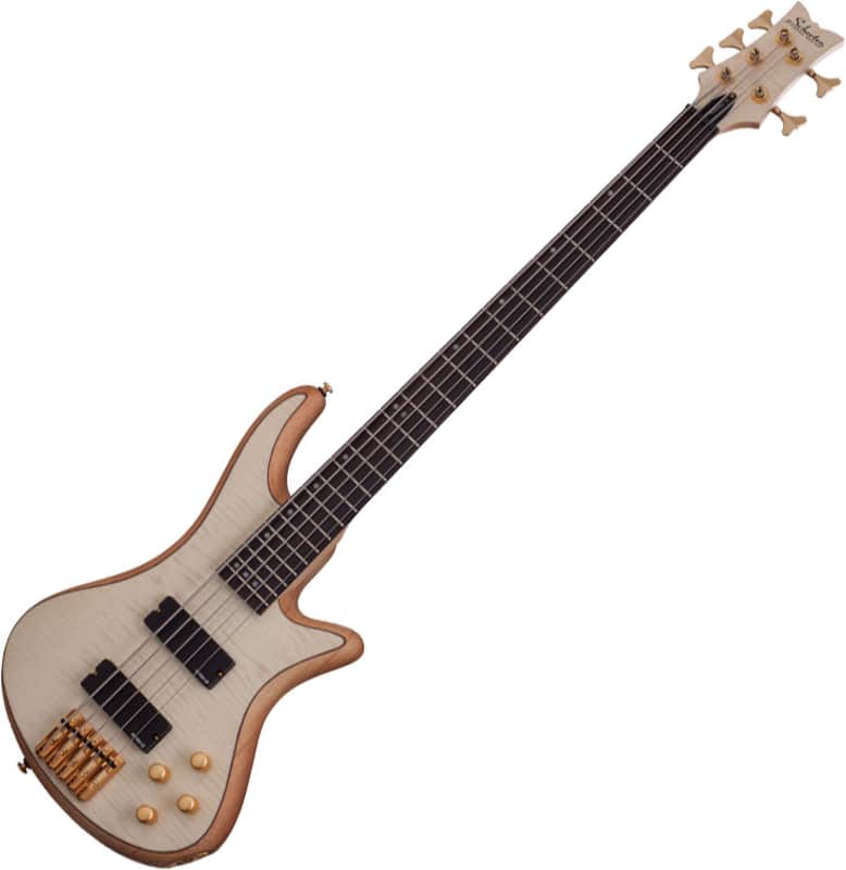 バン SCHECTER STILETTO CUSTOM-5 5弦ベース Schecter Stiletto Custom-5 Active 5-String Bass Natural Satin