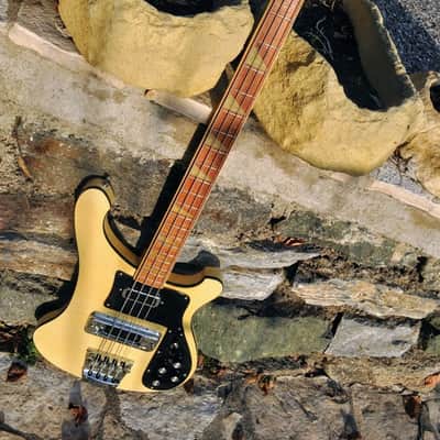 Rickenbacker 4003 1983 - vintage yellow Blonde / black image 1