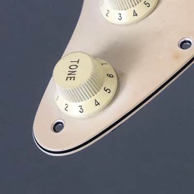 Vintage Fender Japan 1982 JV Era Relic Strat Guitar Pickups Loaded Pickguard MIJ image 5
