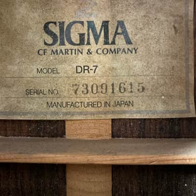 Sigma DR-7 Early 70”s image 2
