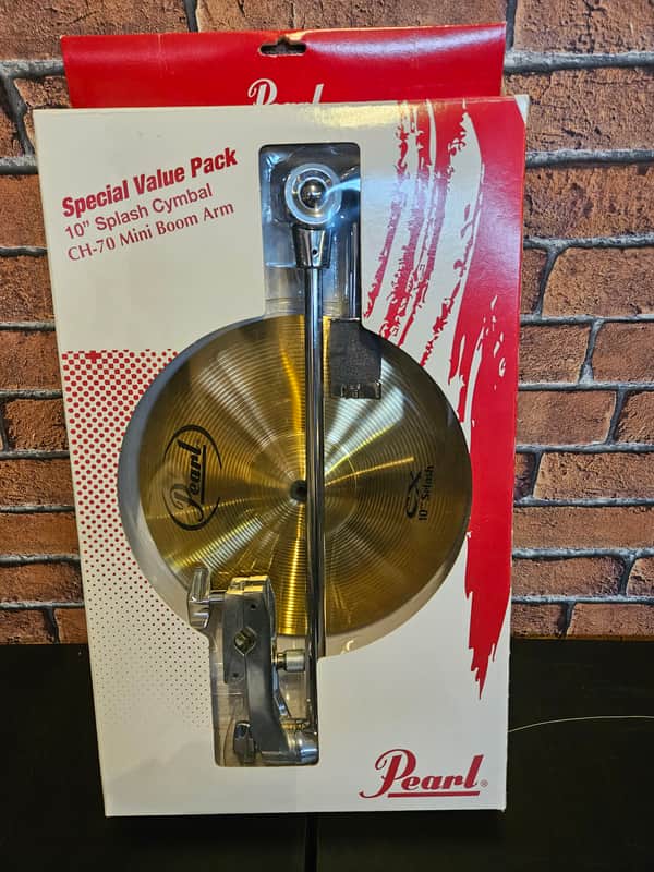 Pearl CH70 Uni-Lock Cymbal Holder Boom Arm with Clamp 2010s - Chrome image 1