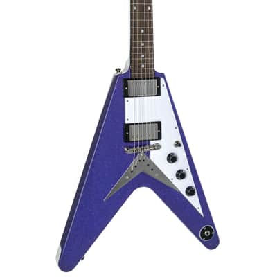 Epiphone Flying V Purple Sparkle - Electric Guitar image 6